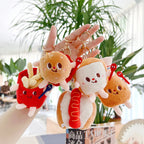 Fast Food Plush Keychain Set Burger & Fries Bag Charms