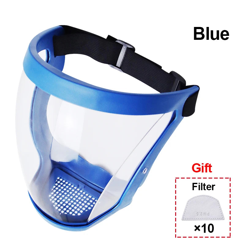 Transparent Kitchen Face Shield Anti-Fog Protective Visor for Cooking