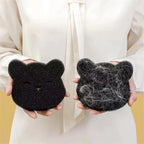 4PCS Bear Shape Laundry Balls Lint Catcher Reusable Pet Hair Remover Cleaning Sponge for Clothes Sofa Cat Dog Home House
