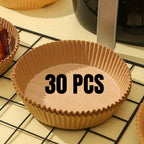 Disposable Air Fryer Paper Liners – Oil Proof Non-Stick Parchment Baking Paper