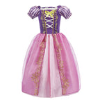 Girls Rapunzel Princess Costume Dress – Tangled Cosplay Outfit