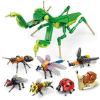 Creative Insect Building Blocks Animal Model Toy Set for Kids