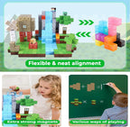 Magnetic Building Blocks Forest House STEM Construction Toy Set