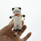 Exquisite Kitten Crochet Keychain Cute Cat Bag Charm