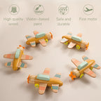 Wooden Montessori Train Learning Toy for Toddlers and Preschool Kids