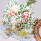 1Pcs 63cm Babies Breath Artificial Flowers Plastic Gypsophila DIY Floral Bouquets For Handmade Wedding Party Home Decoration