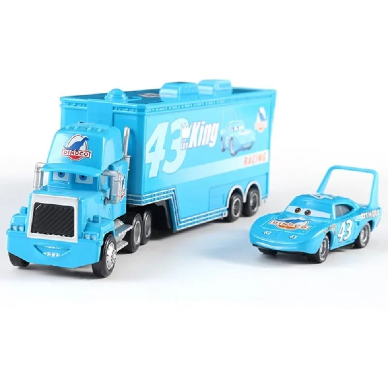 Cars 2 Mack Truck Pixar Racing Car Lightning McQueen Jackson Storm Car 3 Truck Set Metal Toy Model Car Gift For Kids Gift