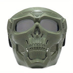 Motorcycle Skull Mask Wind Goggles Outdoor Sports Riding Glasses Halloween Props Windproof Tactical Mask