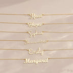Personalised Name Necklace Custom Stainless Steel Name Jewelry Birthday Gift for Her Bridesmaid Mother's Day Gifts