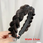 Synthetic Braided Headband for Women