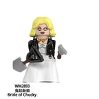 Halloween New Bricks Building Blocks Terrifier Death Megan Mini Figures Minifigures Toys Bricks Gifts For Children Adults