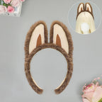 Cute Plush Deer Antler Headband for Women