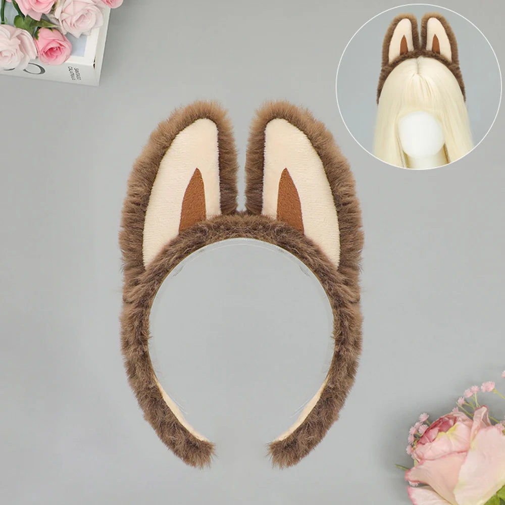 Cute Plush Deer Antler Headband for Women