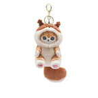 Long Tail Cat Plush Keychain Cute Animal Bag Charm