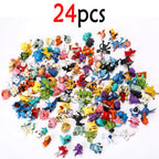 144 Pcs/Lot Mini Pokemon Figure Pikachu Kids Model Toys 2-3cm Kawaii Figurine PVC Dolls 6*24pcs Toys Wholesale