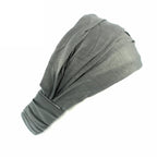 Wide Cotton Knotted Sports Headband for Women
