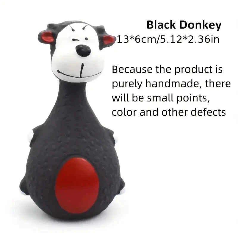 Soft Rubber Squeaky Dog Toy for Interactive Fetch and Chew Play