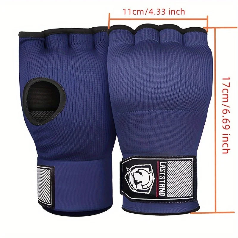 MMA Half Finger Gel Boxing Inner Gloves with Wrist Support