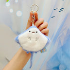 Cute Rabbit Bow Plush Keychain Bag Charm Gift for Girls and Women