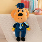 30CM Sheriff Labrador Dog Plush Toy Soft Stuffed Animal Doll