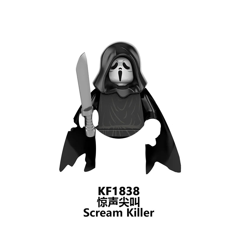 Halloween New Bricks Building Blocks Terrifier Death Megan Mini Figures Minifigures Toys Bricks Gifts For Children Adults