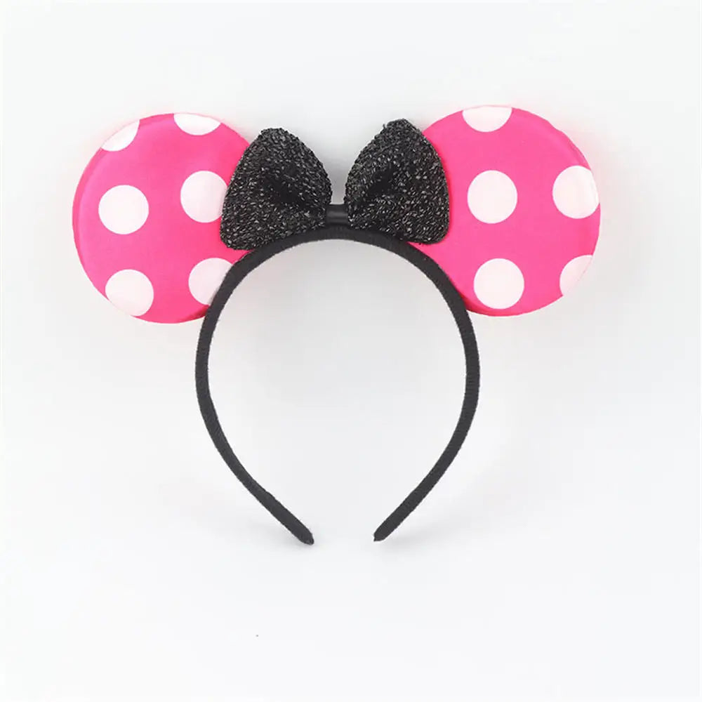 Mouse Ears Sequin Bow Headband for Kids & Moms
