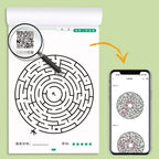Children's Concentration Maze Training Book for Learning and Brain Development