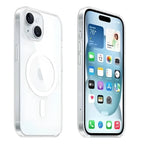 Magnetic Original Clear Case For iPhone 18 17 16 15 14 Plus13 12 Mini 11 Pro Max Funda For Magsafe Silicone Transparent Cover