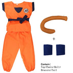 Son Goku Anime Cosplay Costume Set – Kids & Adult Outfit