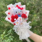 Cartoon Hello Kitty Plush Bouquet Plush Doll Toy Stuffedn Animals Christmas Valentine Graduation Birthday Gifts For Girls