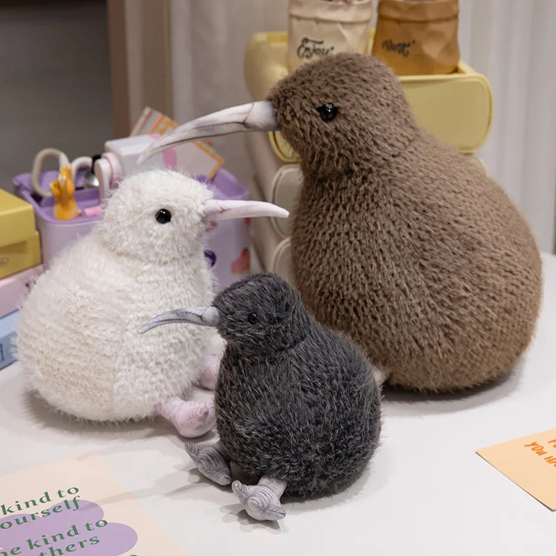 Soft Simulation Kiwi Bird Plush Toys 20-35cm Cute Stuffed birds Animals Soft Doll Kids Toys for Children Birthday Gift