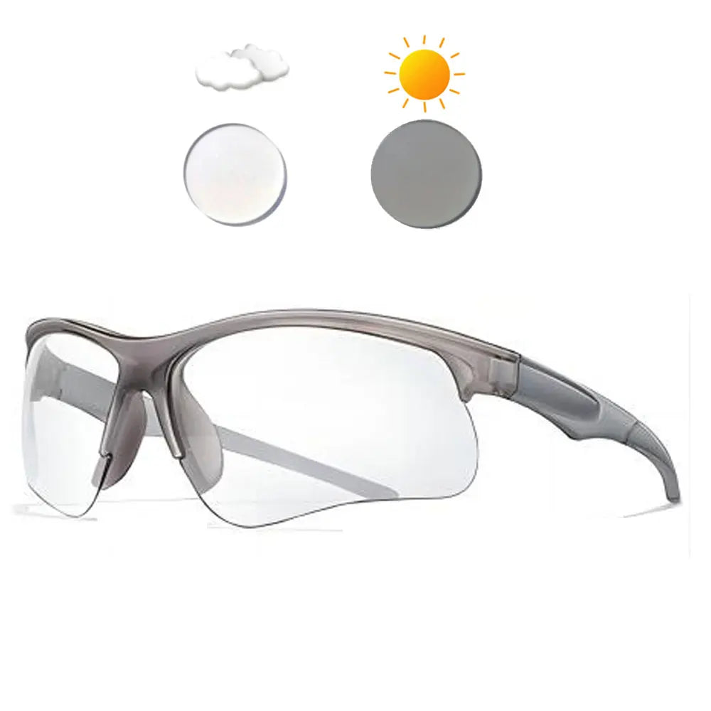 Photochromic UV400 Cycling Sunglasses for MTB, Running & Outdoor Sports