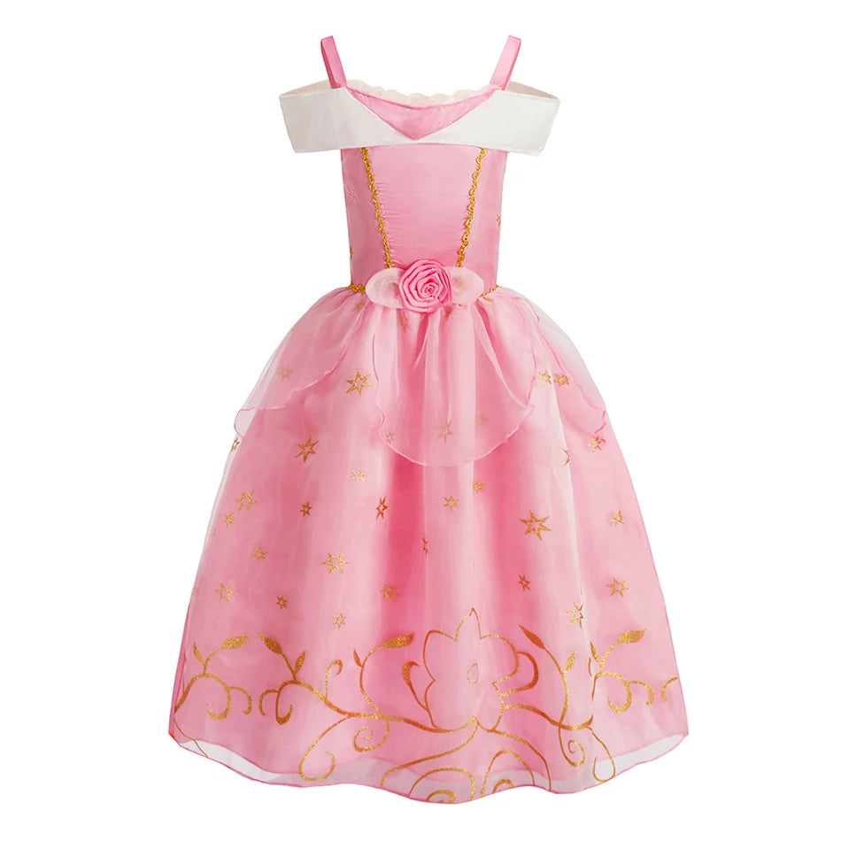 Girls Princess Costume Dress – Cinderella, Snow White & Rapunzel Outfit