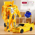 Transformation Car Anime Robot Model One Step Deformation Robot Toy Kid Puzzle Toy Deformation Car Action Figure Model