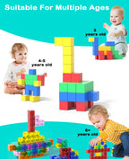 Magnetic Cubes Building Blocks STEM Learning Toy for Kids