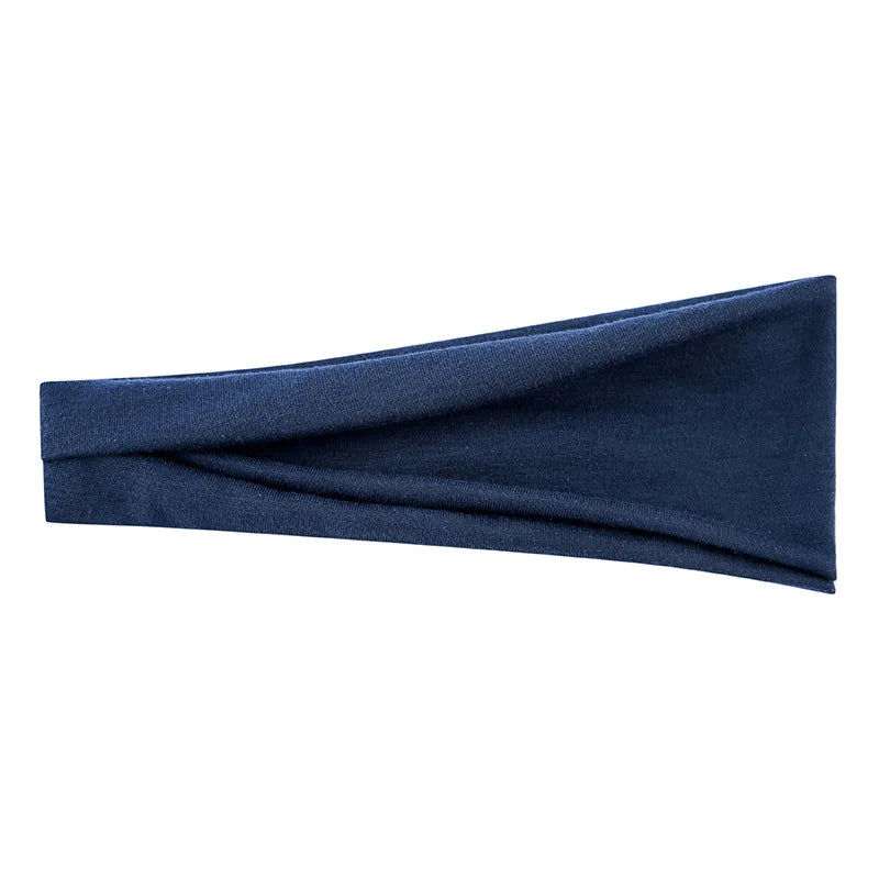 Women's Solid Color Elastic Turban Yoga Headband
