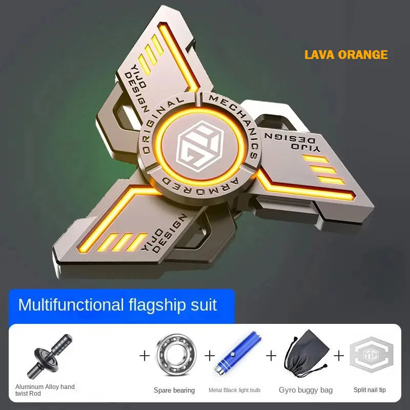Glow Metal EDC Fidget Spinner Stress Relief Hand Toy