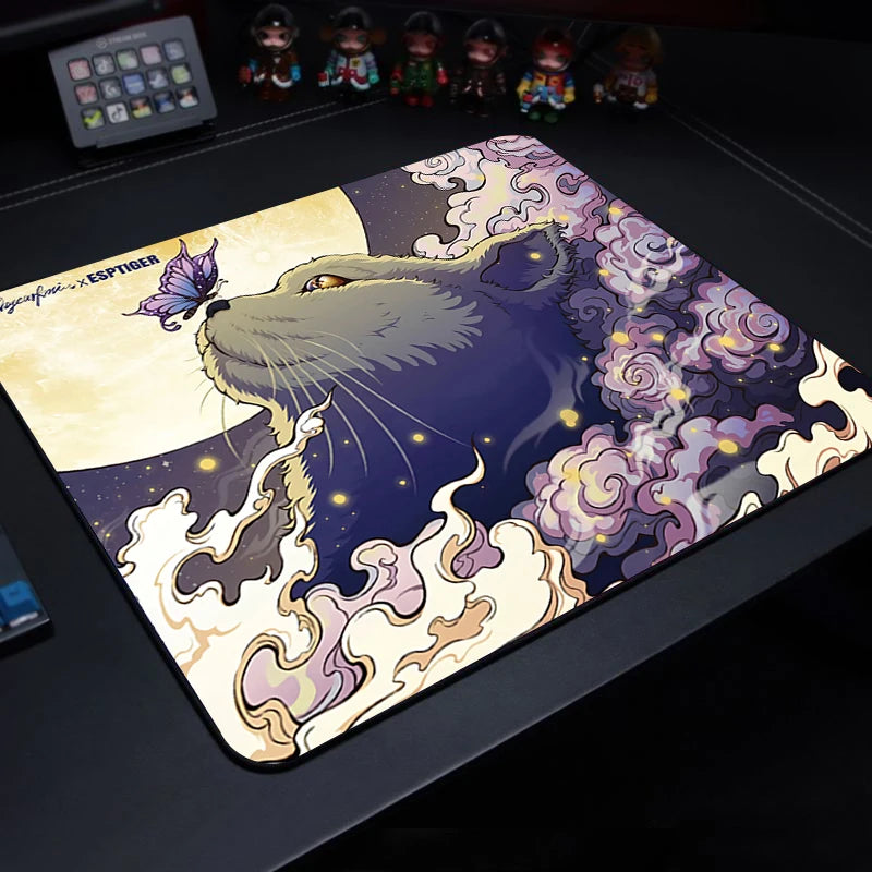 Cute Anime Gaming Mouse Pad Small Non-Slip Desk Mat for Laptop & Keyboard