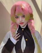 Kanroji Mitsuri Cosplay Costume with Wig & Haori