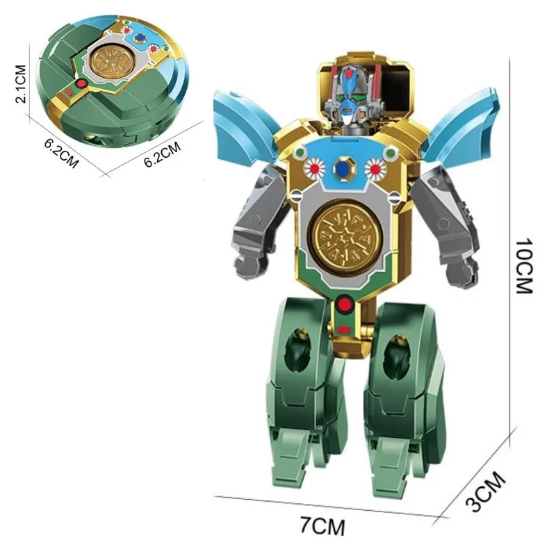 Creative Robot Transforming Fidget Spinner Stress Relief Toy