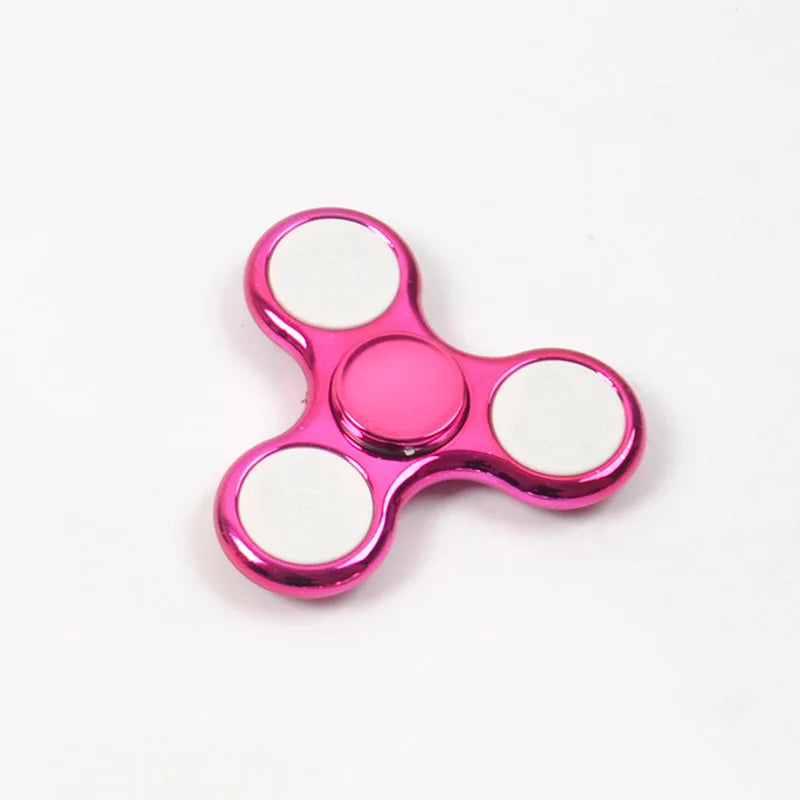 Creative LED Light Fidget Spinner Glow Fingertip Stress Relief Toy