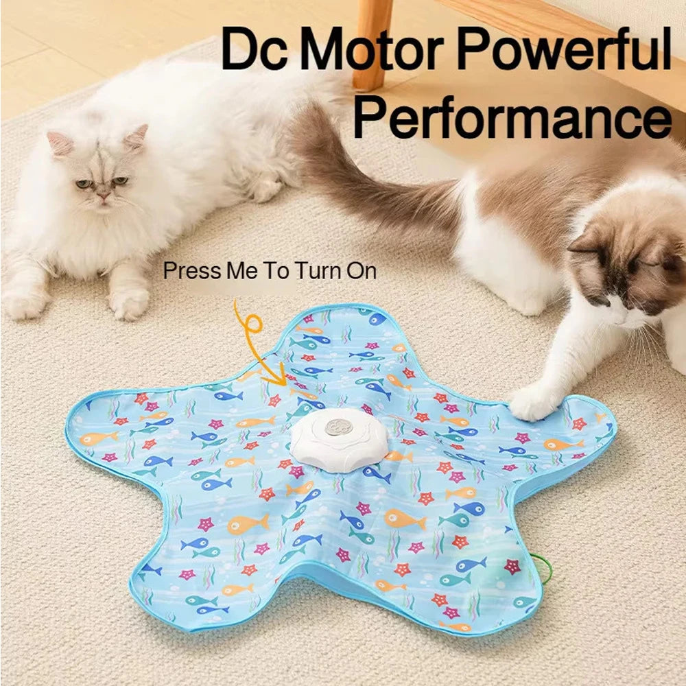 Hide and Seek Cat Toy Interactive Motion Mouse Teaser Play Toy