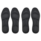 4PCS 5D Massage Memory Foam Insoles Thickening Breathable Cushion Cushioning Comfort Suitable For High Heels Insoles
