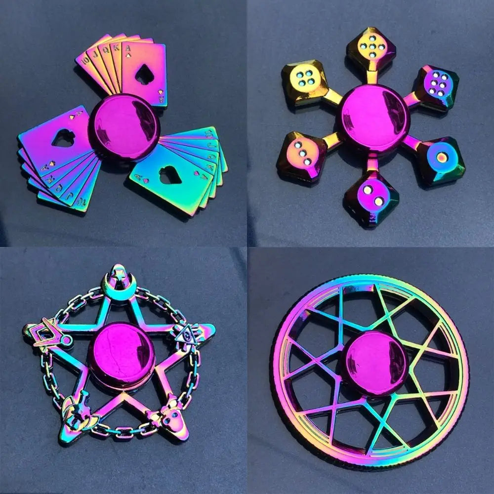 Dragon Wing Metal Rainbow High-Speed Fidget Spinner
