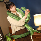 Long Python Snake Plush Toy Soft Stuffed Animal Pillow