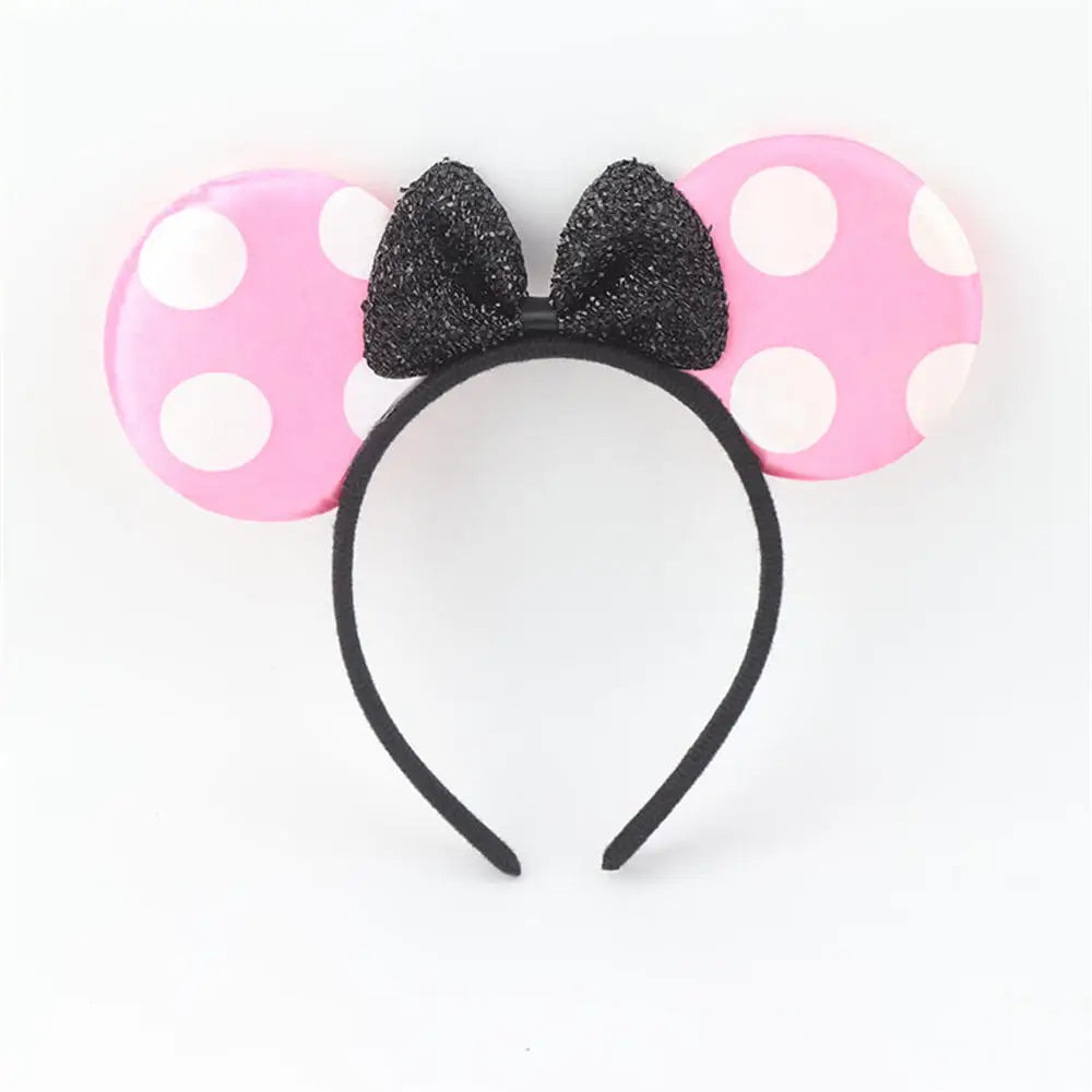 Mouse Ears Sequin Bow Headband for Kids & Moms