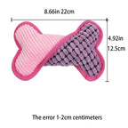 Plush Squeaky Bone Dog Toy for Interactive Chewing and Play
