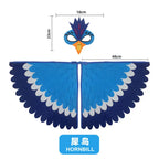 Kids Bird Cosplay Costume Wings Cape with Mask – Animal Outfit
