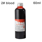 1 Bottle Halloween Emulation Fake Props Makeup Blood 30-100ml Blood Whole Cosplay Prank Props Makeup Person Plasma Fake