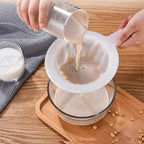 Ultra Fine Nylon Mesh Strainer Spoon for Coffee Tea and Juice Filter